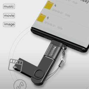 تبدیل اوتی‌جی USB به تایپ‌سی یسیدو مدل GS06