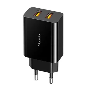 شارژر 2 پورت 18 وات مک دودو مدل Mcdodo 18W QC3.0 Dual USB-A CH-8910