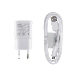 شارژر 15 وات یو اس بی اصلی سامسونگ مدل Samsung EP-TA20EWE 2A با کابل MicroUSB