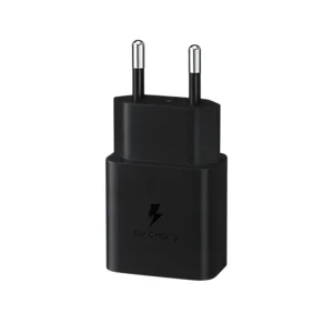 شارژر 15 وات اصلی سامسونگ Samsung 15W PD USB-C Adapter EP-T1510 با کابل تایپ‌سی (اورجینال)