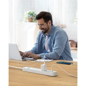 چندراهی برق 6 پورت انکر Anker 6-in-1 PowerExtend USB-C A9136