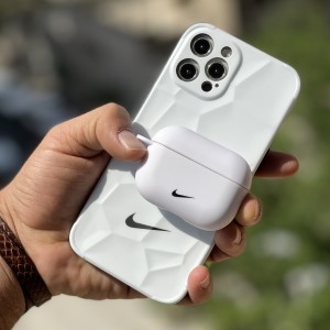 کاور محافظ لنزدار طرح نایکی مدل Nike 3D مناسب آیفون 12 اپل (iPhone 12)