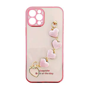 کاور مدل آویز دار قلب مخملی مناسب آیفون 11 پرو اپل (iPhone 11 Pro)