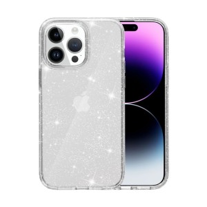 کاور شفاف اکلیلی مدل Glitter Military مناسب آیفون 13 پرو اپل (iPhone 13 Pro)