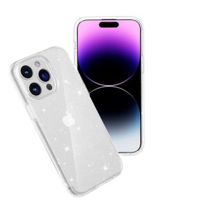 کاور شفاف اکلیلی مدل Glitter Military مناسب آیفون 13 پرو اپل (iPhone 13 Pro)