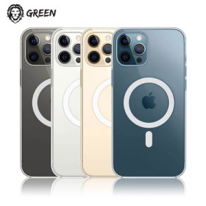 کاور شفاف مگسیف گرین لاین مدل Anti-Shock Creative Magnetic مناسب آیفون 14 پرومکس اپل iPhone 14 Pro Max