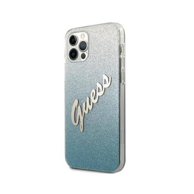 کاور اورجینال گس مدل BLUE SCRIPT GLITTER مناسب آیفون 12 پرومکس اپل iPhone 12 Pro Max