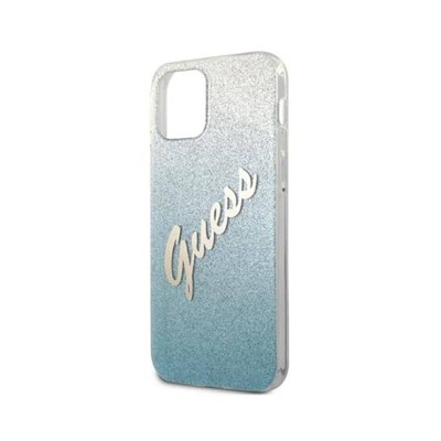 کاور اورجینال گس مدل BLUE SCRIPT GLITTER مناسب آیفون 12 پرومکس اپل iPhone 12 Pro Max