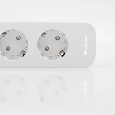 چندراهی برق ارت دار 4 خروجی هادرون مدل Hadron P24 Power Strip