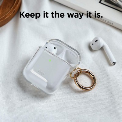 کاور شفاف ایرپاد الاگو مدل Clear Hang مناسب ایرپاد 2 و 1 اپل AirPods 1/2