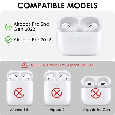 کاور ضد ضربه ایرپاد Eggshell مدل Tough Armor مناسب ایرپاد پرو 2 اپل AirPods Pro 2