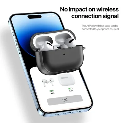 کاور ضد ضربه ایرپاد Eggshell مدل Diamond PECC مناسب ایرپاد پرو 2 اپل AirPods Pro 2