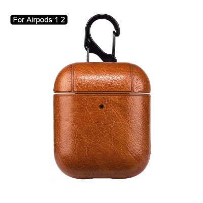 کاور چرمی ایرپاد مدل Protection Leather مناسب ایرپاد 2 و 1 اپل AirPods 1/2