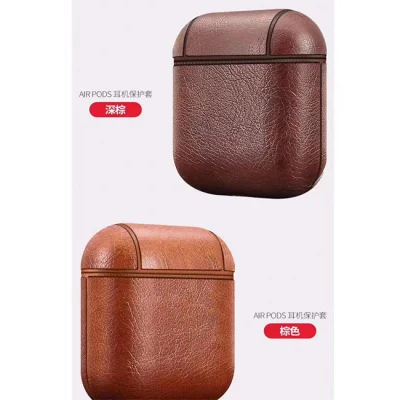 کاور چرمی ایرپاد مدل Protection Leather مناسب ایرپاد 2 و 1 اپل AirPods 1/2