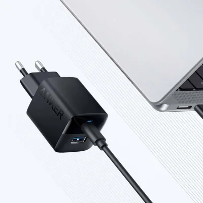 شارژر 33 وات تایپ‌سی و یو اس بی انکر مدل Anker 323 33W USB-C+USB-A Charger A2331