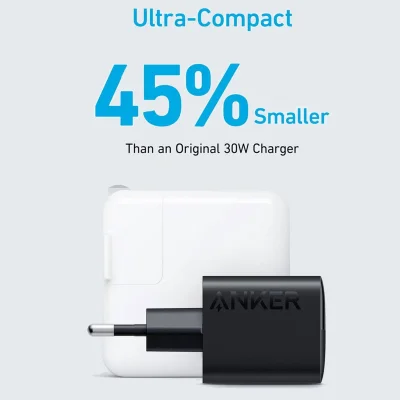 شارژر 33 وات تایپ‌سی و یو اس بی انکر مدل Anker 323 33W USB-C+USB-A Charger A2331