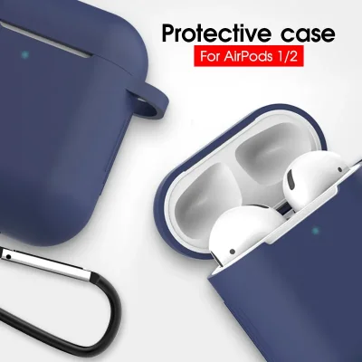 کاور سیلیکونی ایرپاد مدل Protection Case مناسب ایرپاد 1 و 2 اپل AirPods 1/2