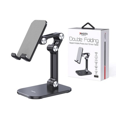 پایه نگهدارنده رومیزی موبایل و تبلت یسیدو مدل YESIDO Double Folding C104