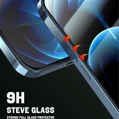 گلس محافظ صفحه شفاف آیفون 15 پرو گرین Green iPhone 15 Pro 9H Steve Clear HD Full Glass