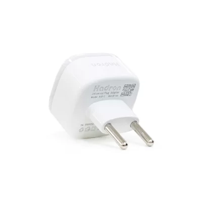 تبدیل برق 3 به 2  یونیورسال چراغ دار هادرون Hadron Universal Power Plug Adapter A10