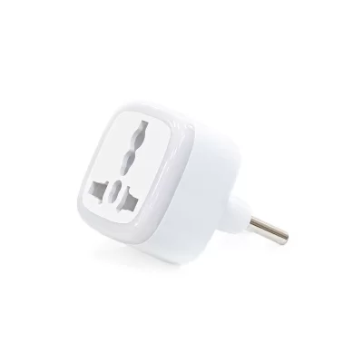 تبدیل برق 3 به 2  یونیورسال چراغ دار هادرون Hadron Universal Power Plug Adapter A10