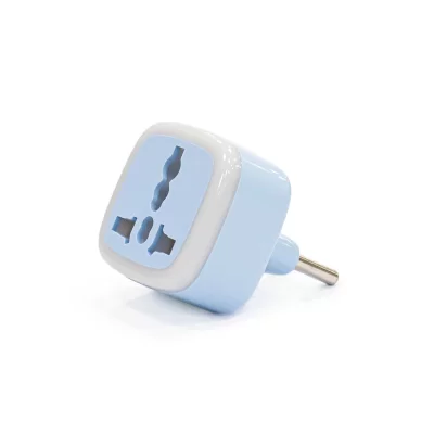 تبدیل برق 3 به 2  یونیورسال چراغ دار هادرون Hadron Universal Power Plug Adapter A10