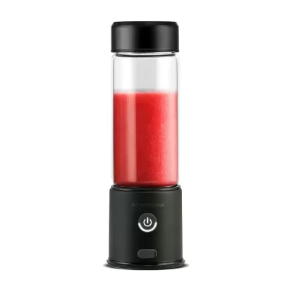 مخلوط‌کن (بلندر) و خُردکن 6 تیغه قابل حمل پاورولوژی Powerology 6-Blade Portable Juicer مدل PN6BPJBK