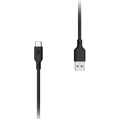 کابل یو اس بی به تایپ‌ سی 3 آمپر فست شارژ پاورولوژی Powerology USB-A to Type-C Data Fast Charge Cable طول 1.2 متر