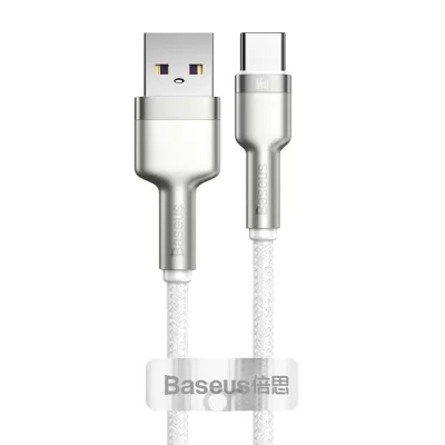 کابل یو اس بی به تایپ‌ سی 66 وات 6 آمپر فست شارژ باسئوس Baseus Cafule Series 66W 6A USB-A To USB-C طول 1 متر