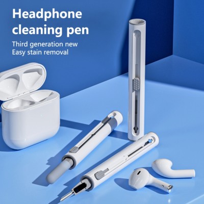 کیت تمیزکننده (قلم) سه کاره ایرپاد، هندزفری و موبایل مدل Multifunctional Cleaning Pen Q5