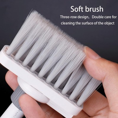 کیت تمیزکننده پنج کاره کیبورد، ایرپاد، هندزفری و موبایل مدل Multifunctional Cleaning Brush Kit Q5S