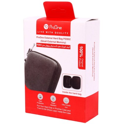 کیف هارد اکسترنال و لوازم جانبی پرووان مدل ProOne External HDD Small Bag PEB02