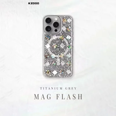 کاور صدفی مگ سیف کی‌ زد دوو مدل KZDOO MAG FLASH مناسب آیفون 15 پرومکس اپل iPhone 15 Pro Max