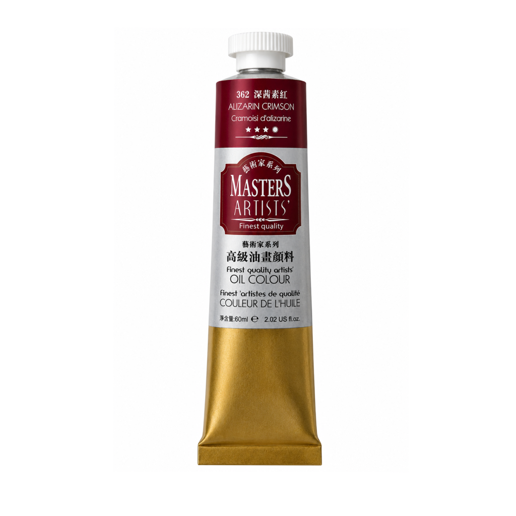 رنگ روغن 60 میل برند ماریس (مستر) کد 362 ALIZARIN CRIMSON