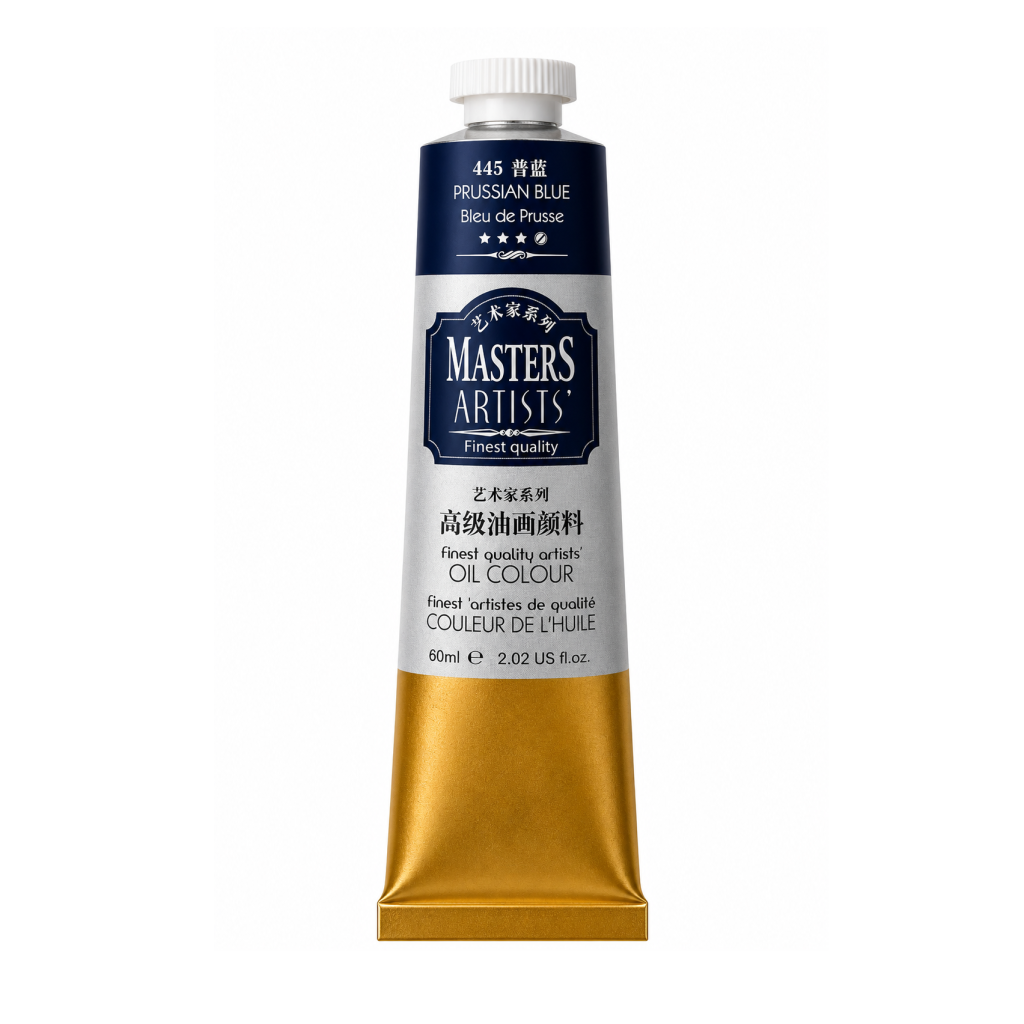 رنگ روغن 60 میل برند ماریس (مستر) کد 445 PRUSSIAN BLUE
