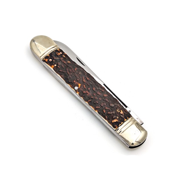 قلمتراش یک تیغه خیزران دسته شاخ گوزن 14/3 سانتیمتر / جواد توسلی