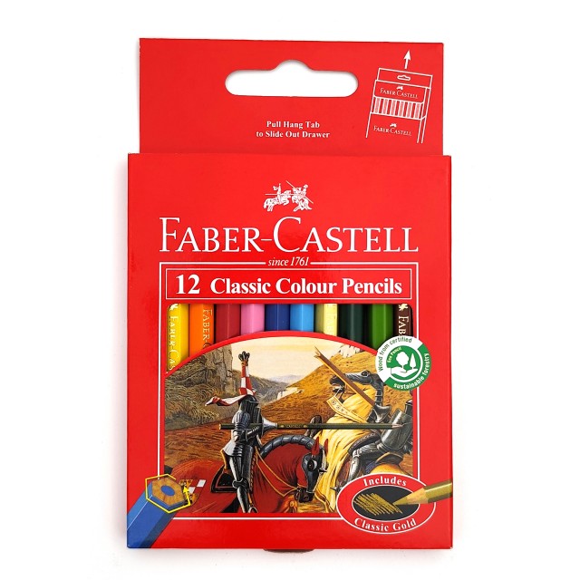 مدادرنگی فابر کاستل 12 رنگ سایز کوچک