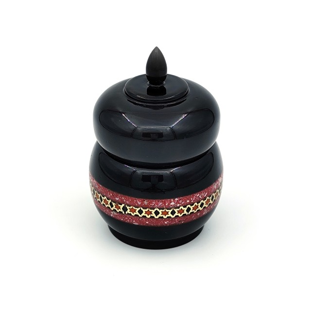 دوات نفیس چوب گردو خاتم  (پر پن) کد 1-10308