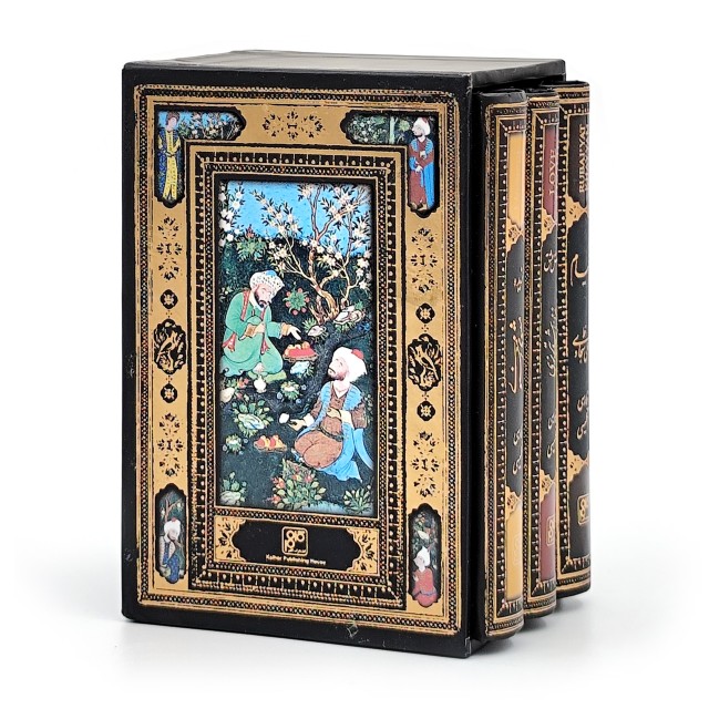 کتاب دوره 3 جلدی (گزیده مثنوی معنوی و غزلیات شمس تبریزی و رباعیات خیام نیشابوری)