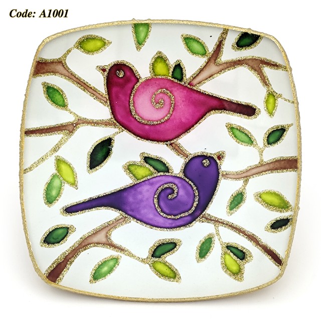 دیوار کوب شیشه ای سایز 1