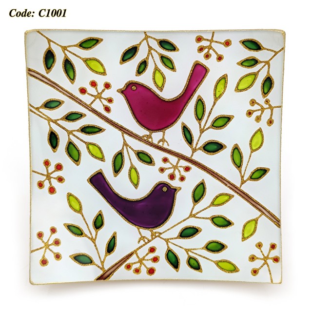 دیوار کوب شیشه ای سایز 3