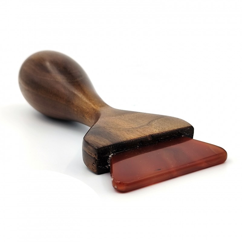 مهره عقیق دسته خراطی مثلثی