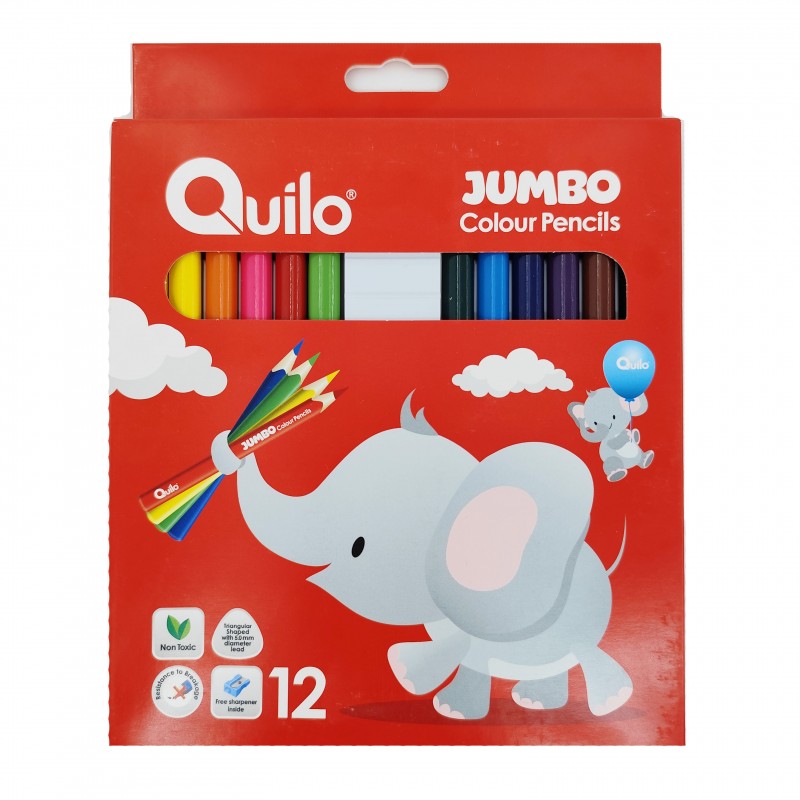 مداد رنگی 24 رنگ کویلو پاک کن دار