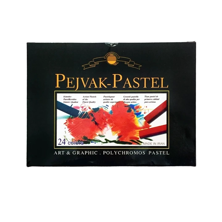 پاستل گچی 24 رنگ برند پژواک