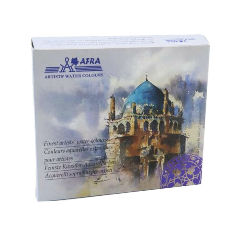 آبرنگ 12 رنگ مدل افرا