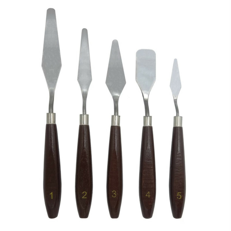 کاردک نقاشی فلزی مجموعه 5 عددی