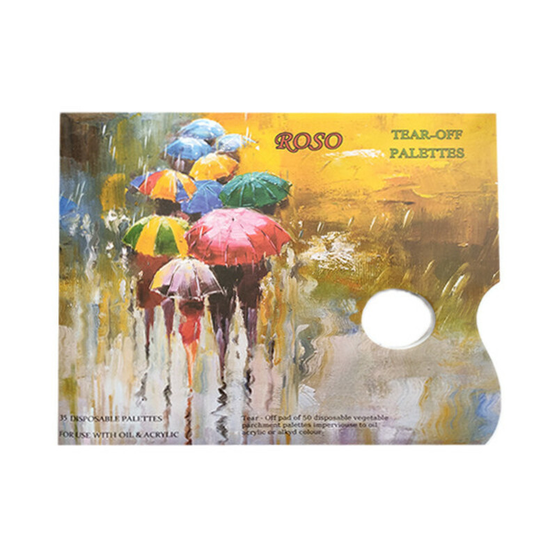 پالت رنگ مدل یکبار مصرف