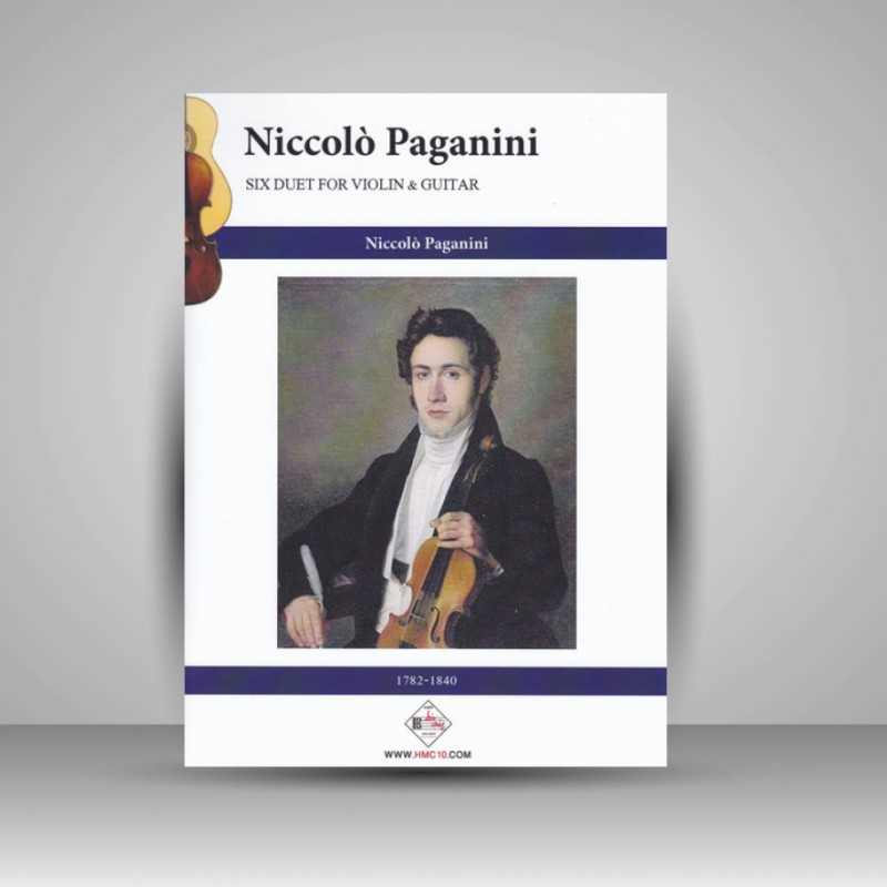 کتاب پاگانینی : شش دوئت برای ویولن و گیتار