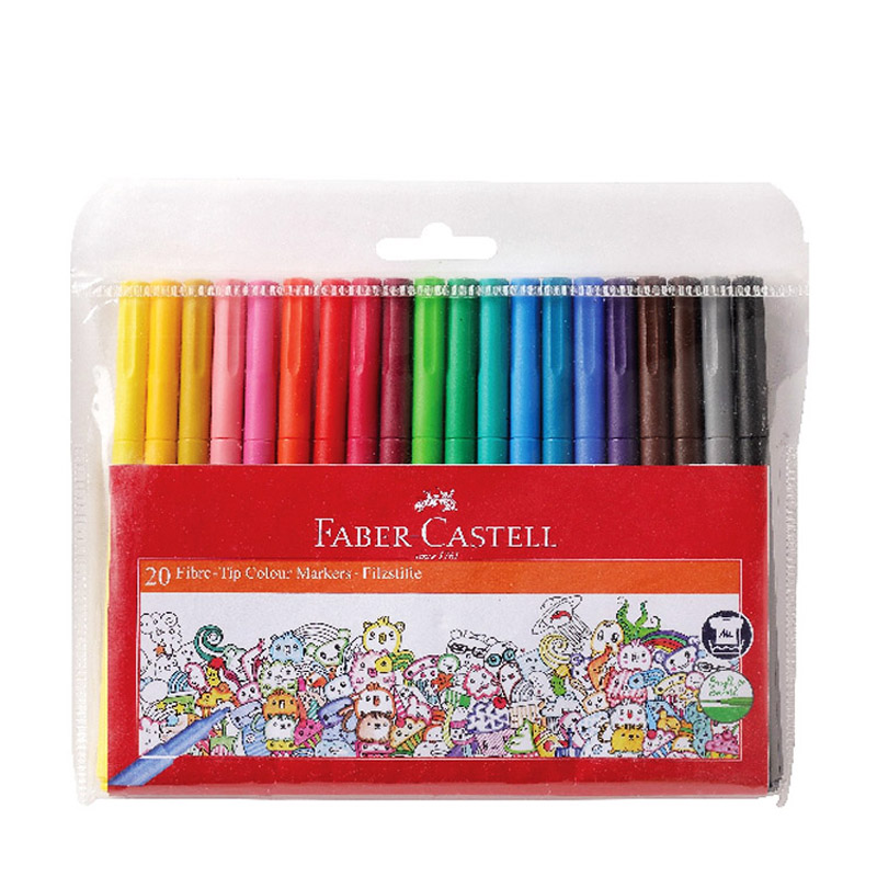 ماژیک 20 رنگ فابر کاستل