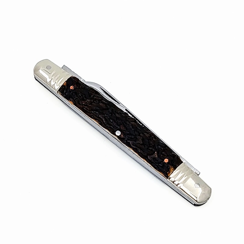 قلمتراش دو تیغه دسته شاخ (کتابت تراش) 9/5سانتیمتر / استاد جواد توسلی